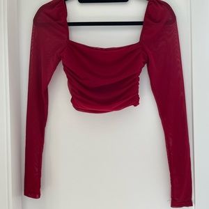 Princess Polly red top. Worn once. Size 2
